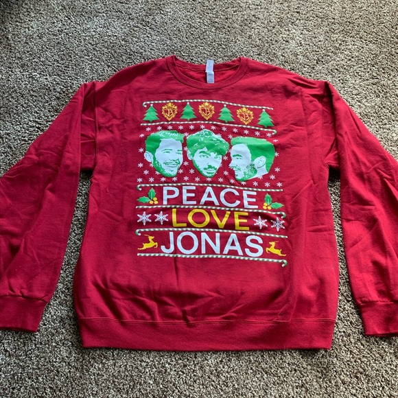 Jonas Brothers Holiday Merch Crewneck - Picture 1 of 5